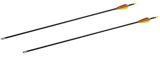 Glass fiber arrow 3 pieces for sports bow, arrow and bow 28`